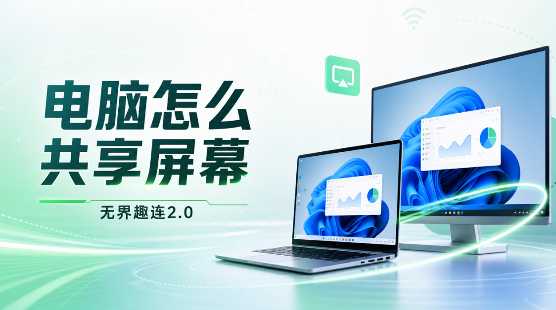电脑怎么共享屏幕 共享电脑屏幕的方法_封面图