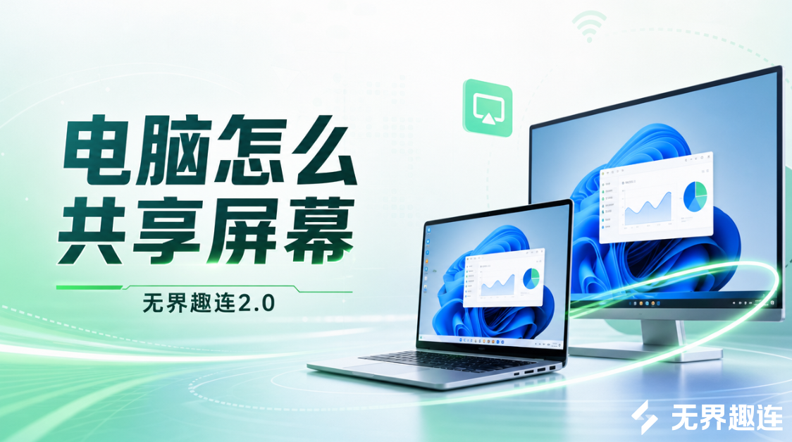 电脑怎么共享屏幕 共享电脑屏幕的方法_封面图