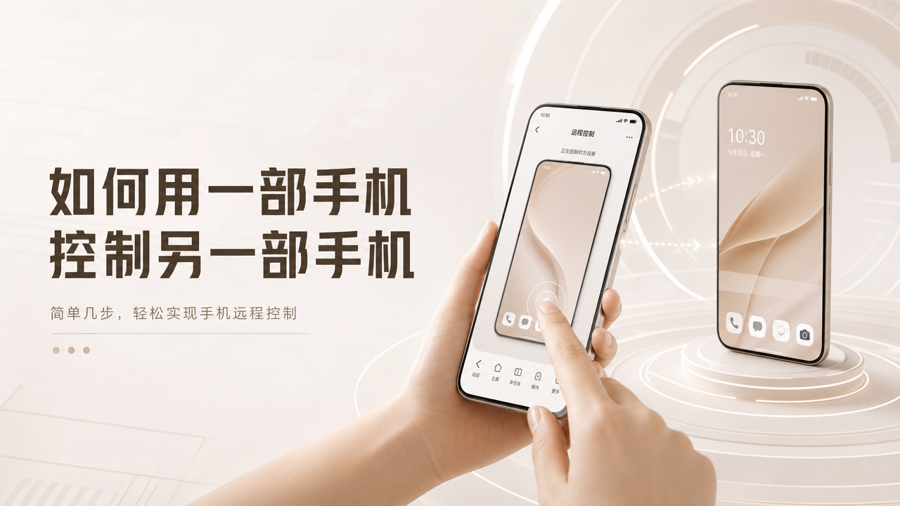 如何用一部手机控制另一部手机 如何远程操控另外一个手机_封面图