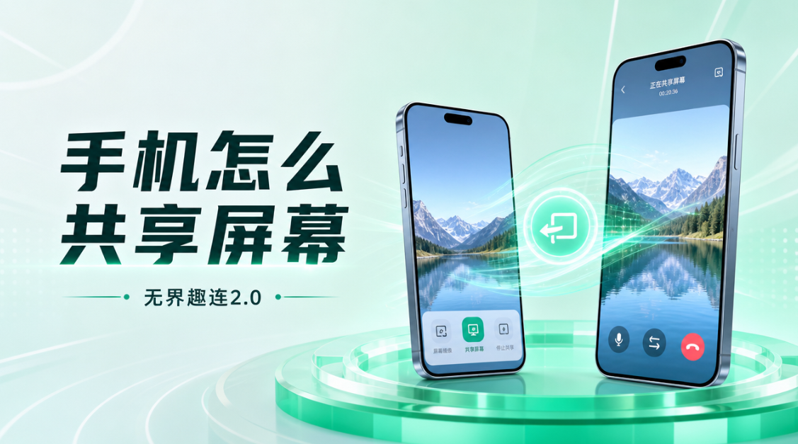 手机怎么共享屏幕 手机屏幕共享软件有哪些_封面图