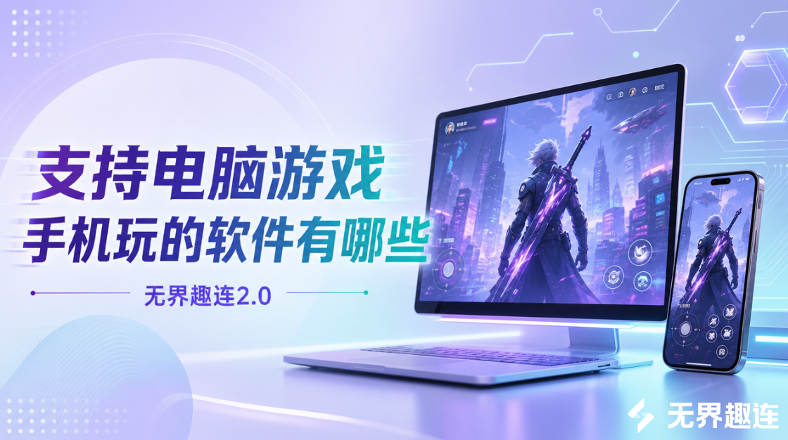 支持电脑游戏手机玩的软件有哪些 电脑连接手机软件推荐_封面图