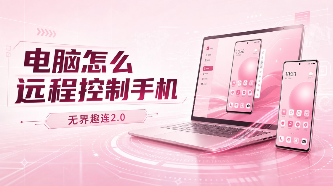电脑怎么远程控制手机 靠谱的电脑远控手机软件_封面图