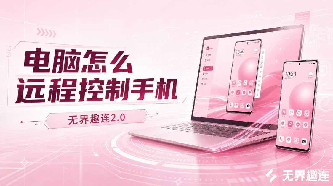 电脑怎么远程控制手机 靠谱的电脑远控手机软件_封面图