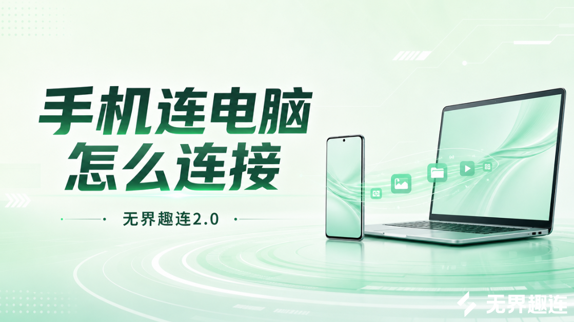手机连电脑怎么连接 手机怎么和电脑连接_封面图
