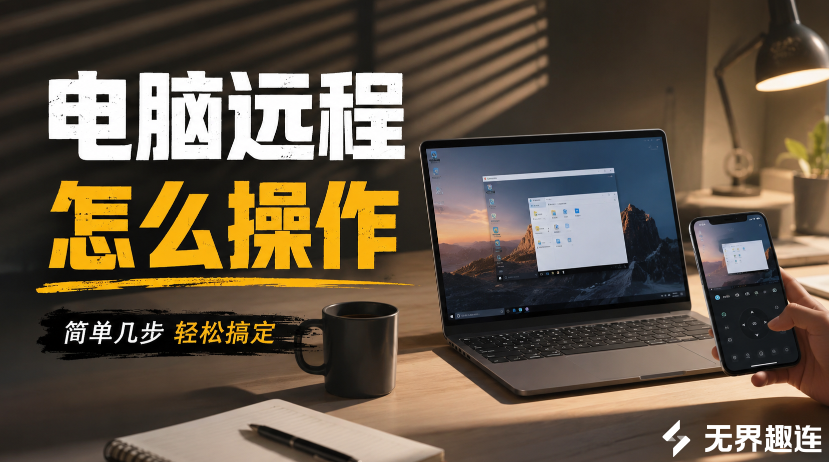 电脑远程怎么操作 电脑远程怎么开_封面图