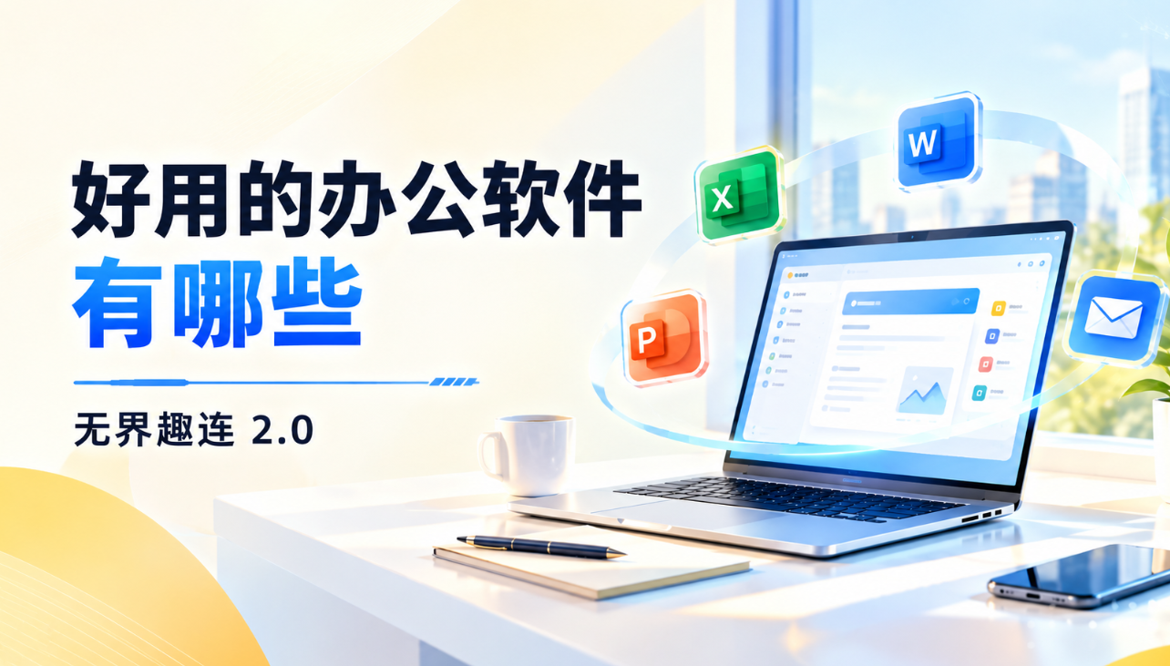 好用的办公软件有哪些 远程办公软件推荐无界趣连2.0_封面图