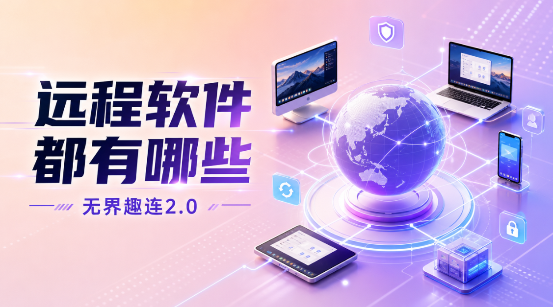 远程软件都有哪些 远程软件推荐无界趣连2.0_封面图