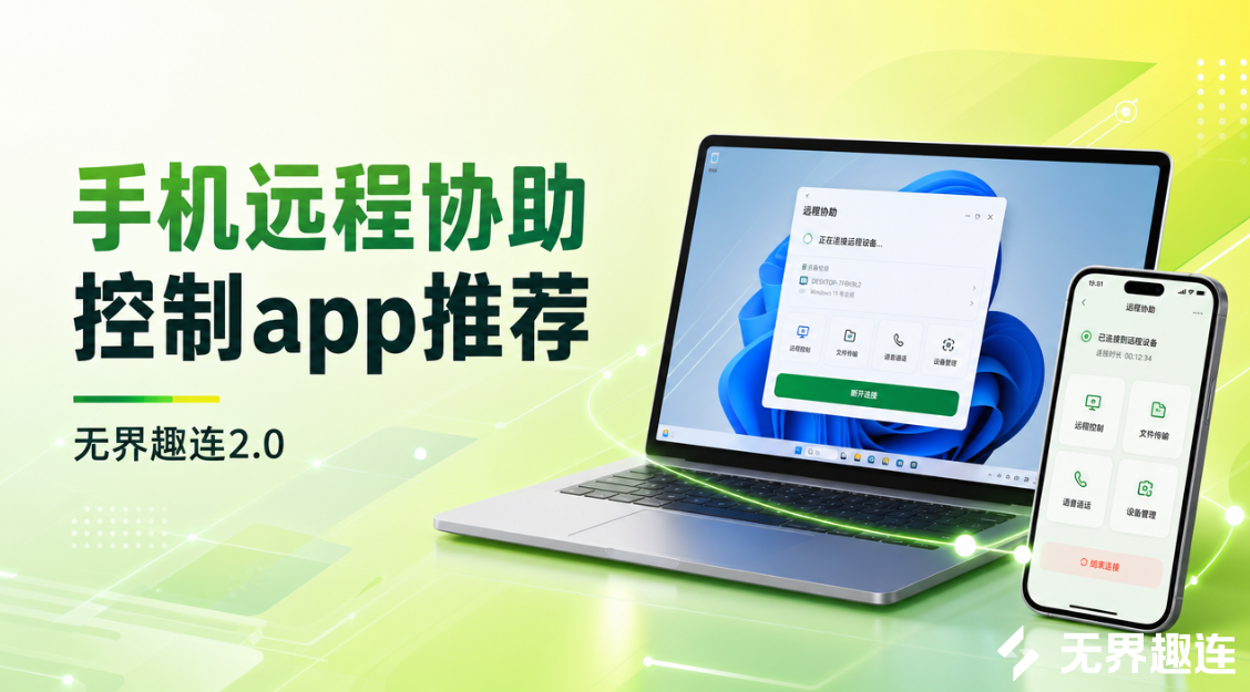 手机远程协助控制app推荐 手机远程协助控制电脑用什么软件_封面图