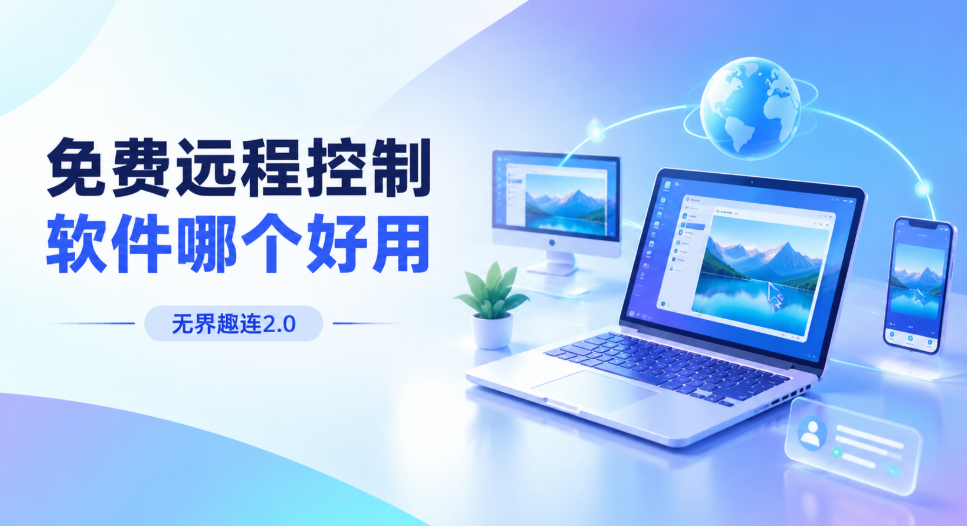 免费远程控制软件哪个好用 远程控制软件推荐无界趣连2.0_封面图