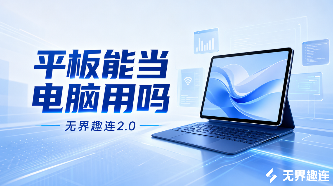 平板能当电脑用吗 平板能玩电脑游戏吗_封面图