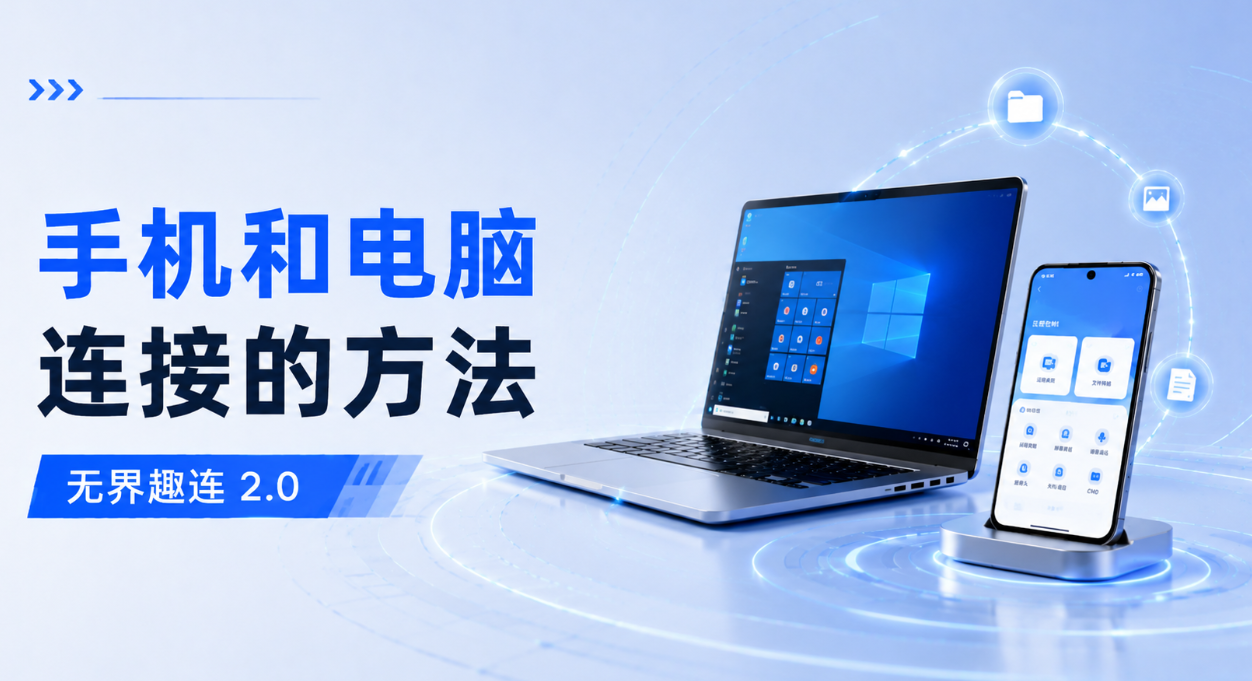 手机和电脑连接的方法 手机连电脑怎么连接_封面图