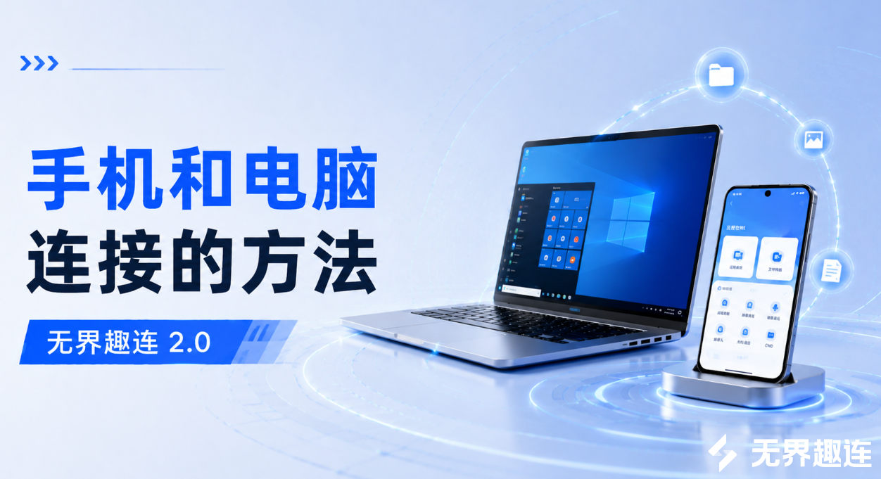 手机和电脑连接的方法 手机连电脑怎么连接_封面图