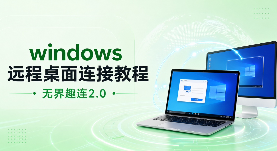 windows远程桌面连接教程 windows远程桌面怎么连_封面图