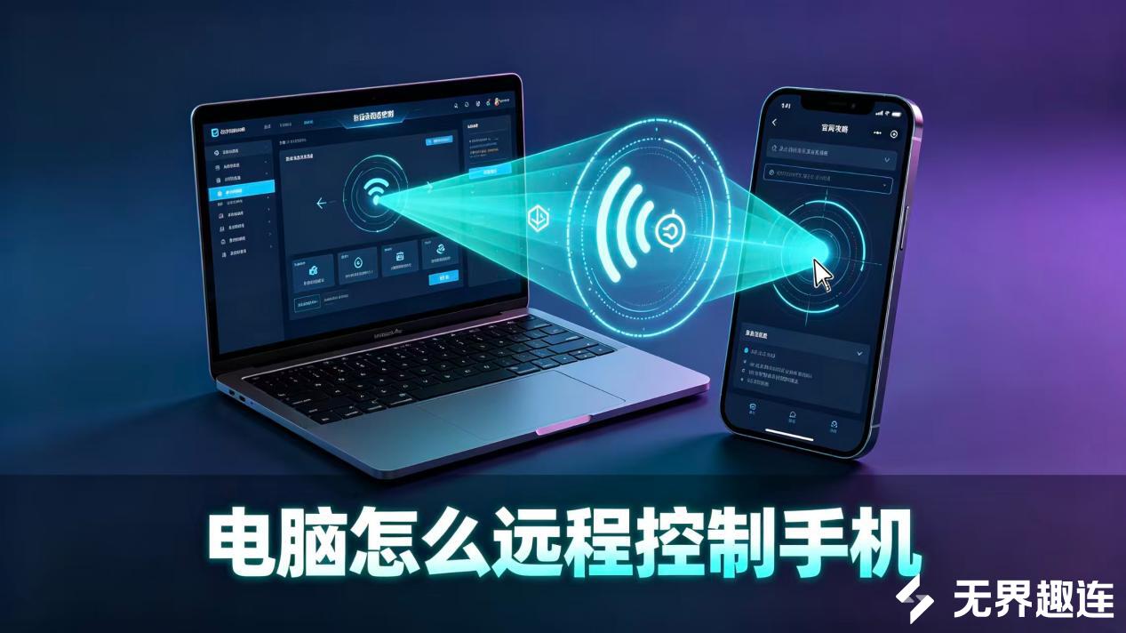 电脑怎么远程控制手机 电脑远程控制手机用什么软件_封面图