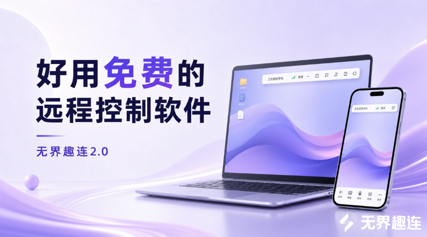 好用免费的远程控制软件 靠谱的远程软件推荐无界趣连2.0_封面图