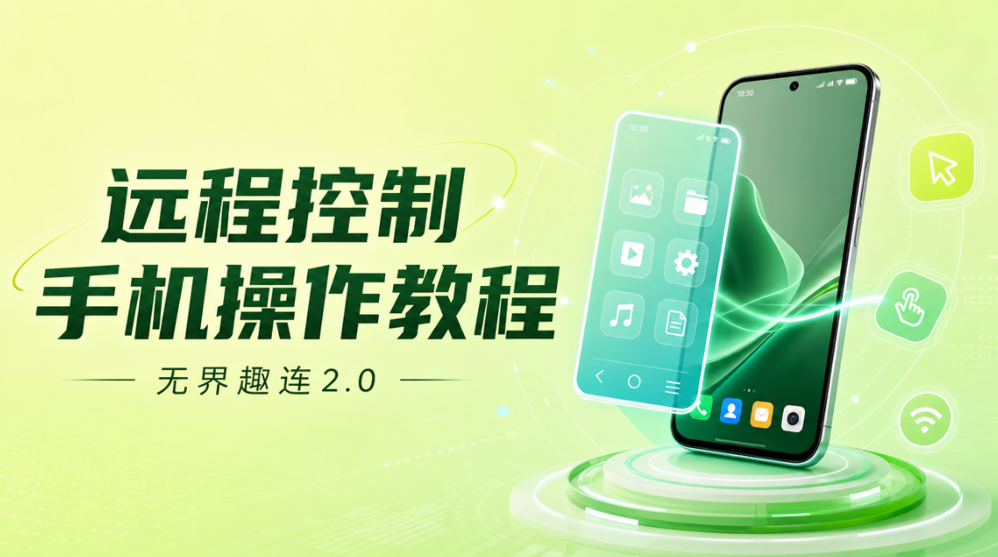远程控制手机操作教程 电脑怎么远程操作手机_封面图