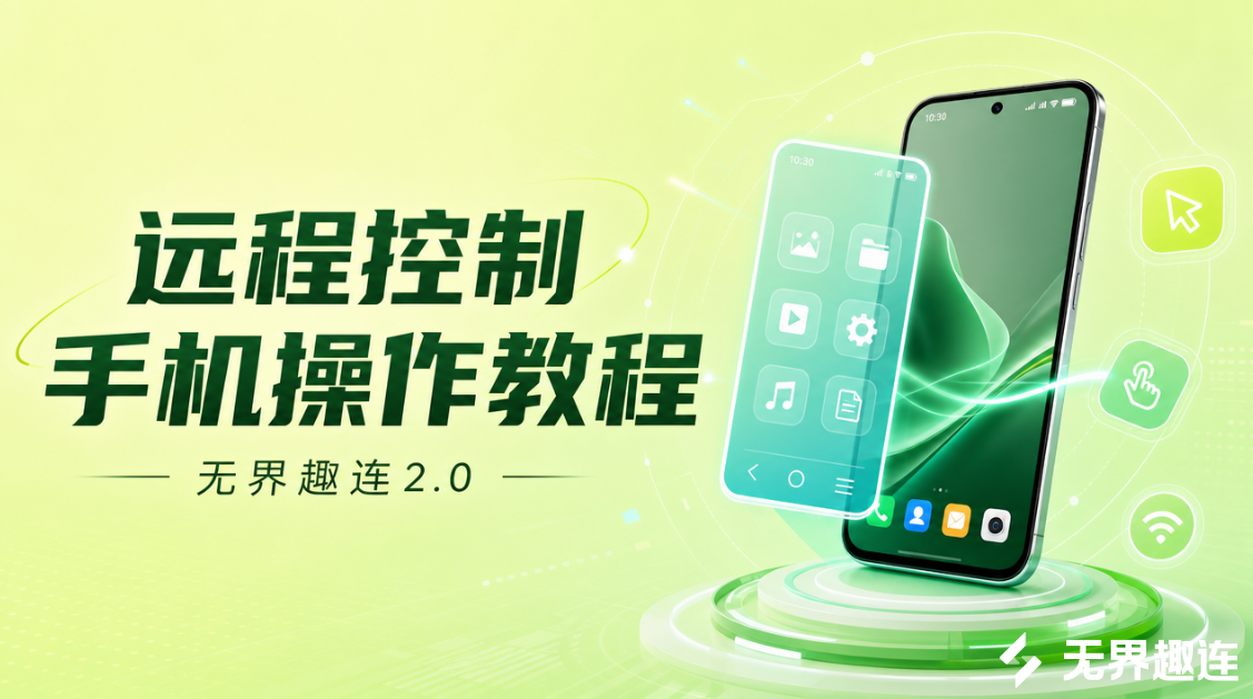 远程控制手机操作教程 电脑怎么远程操作手机_封面图