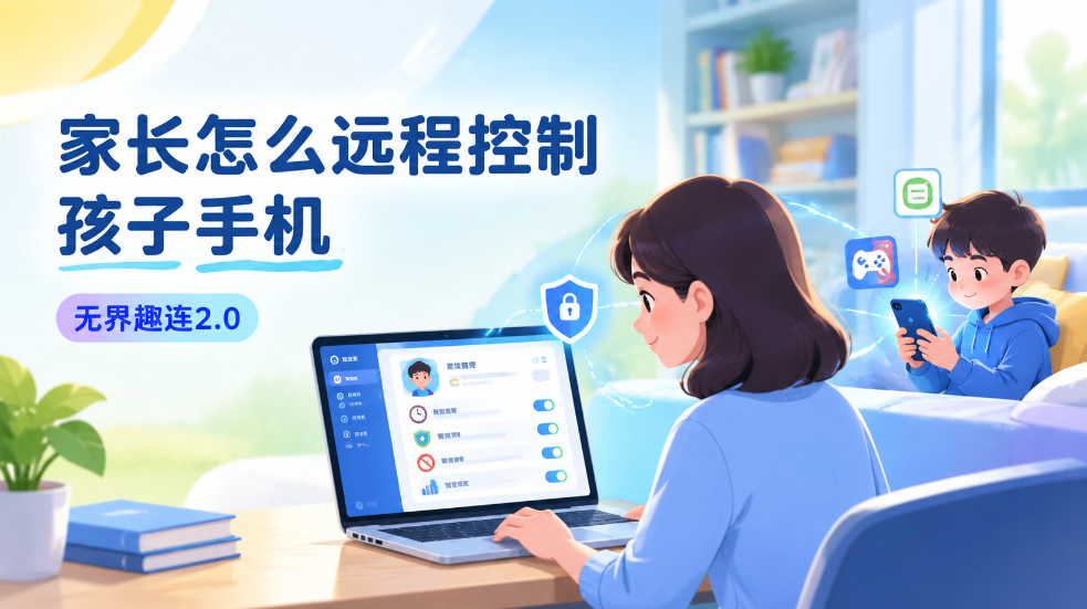 家长怎么远程控制孩子手机 家长控制孩子手机的方法_封面图