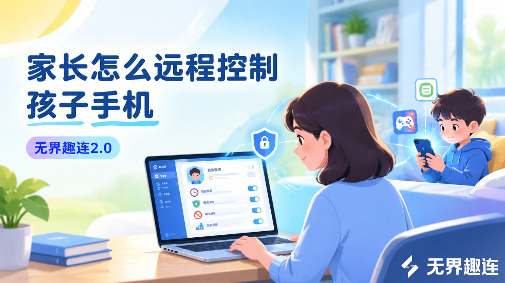 家长怎么远程控制孩子手机 家长控制孩子手机的方法_封面图