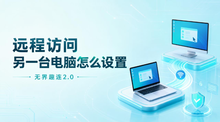 远程访问另一台电脑怎么设置 电脑怎么远程控制另一台电脑_封面图