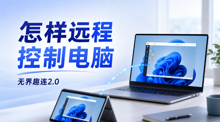 怎样远程控制电脑 怎么远程连接另一台电脑_封面图