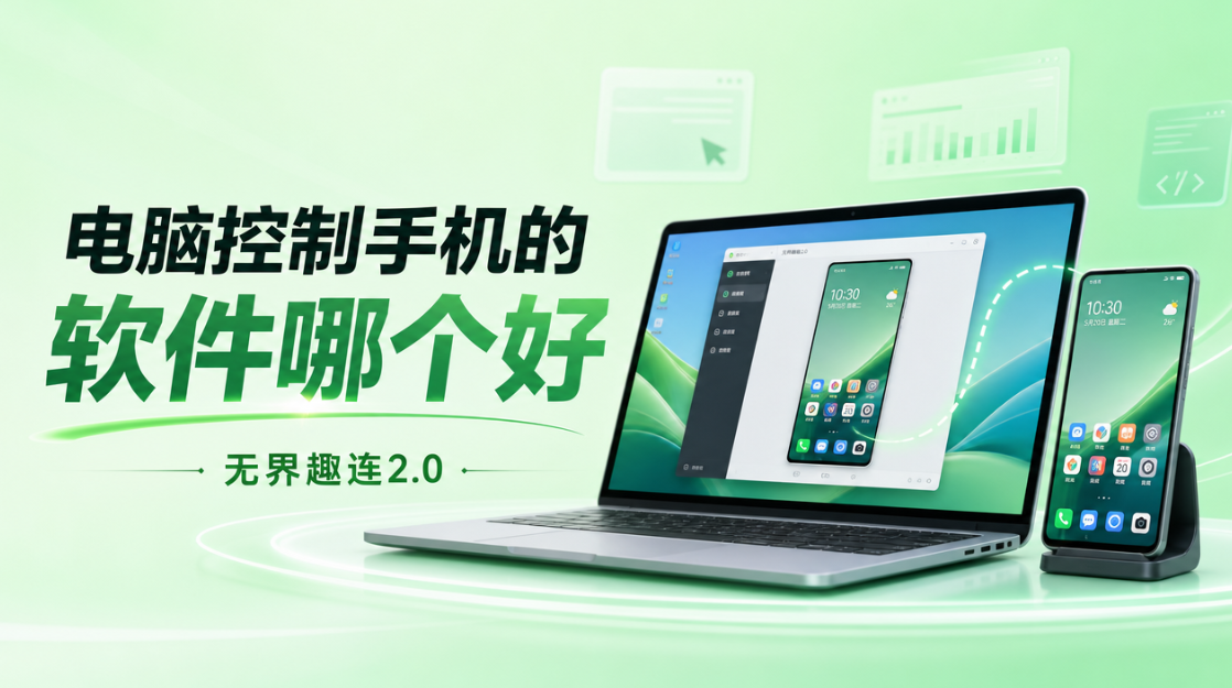 电脑控制手机的软件哪个好 电脑常用软件有哪些_封面图