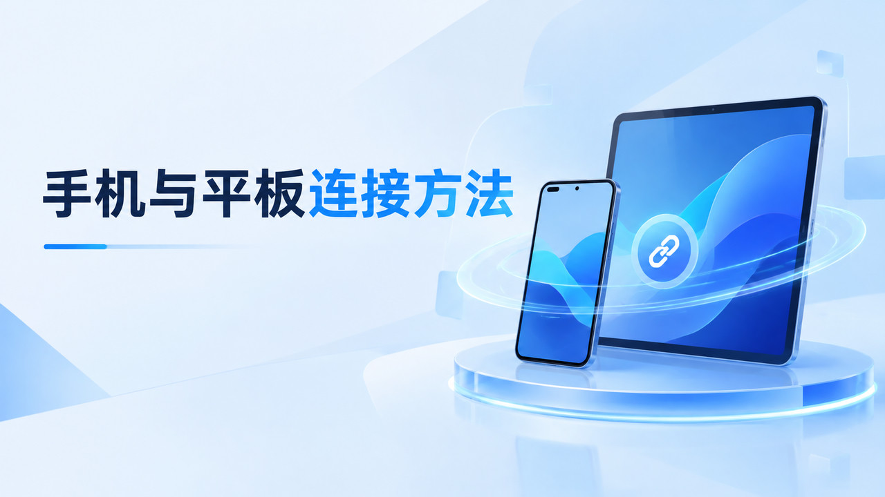 手机与平板连接方法 怎么实现手机与平板互联_封面图