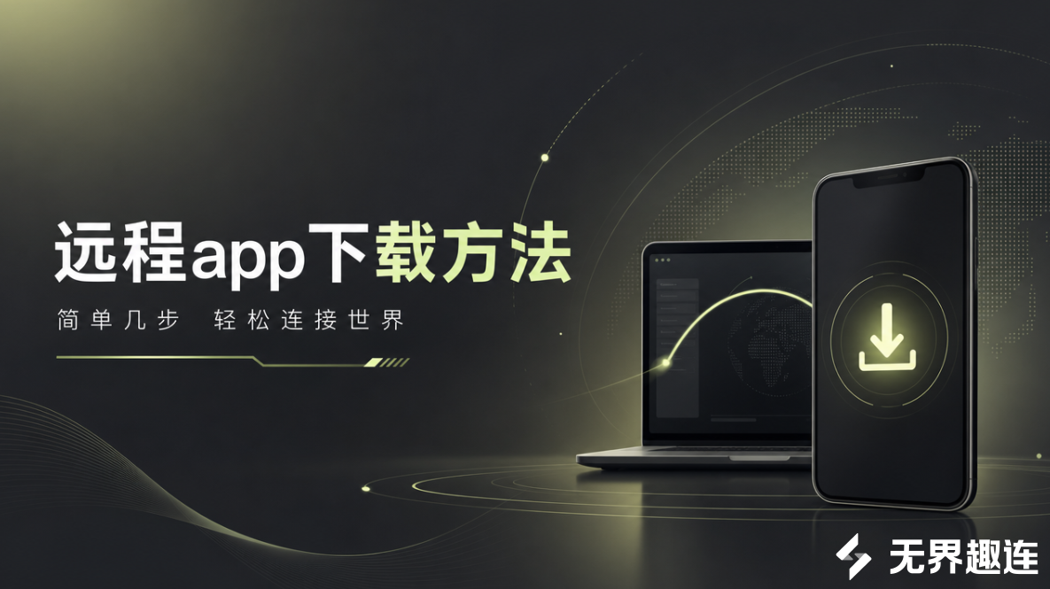 远程app下载方法 远程操控软件推荐无界趣连2.0_封面图