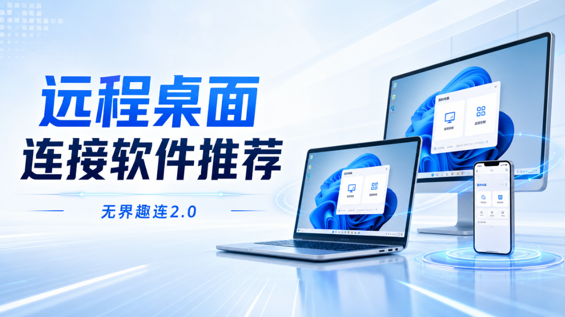 远程桌面连接软件推荐 远程桌面连接工具怎么用_封面图