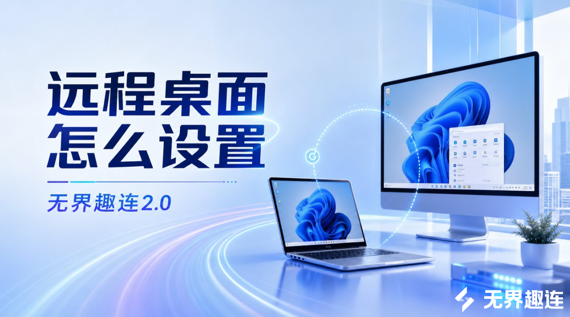 远程桌面怎么设置 远程桌面下载教程_封面图