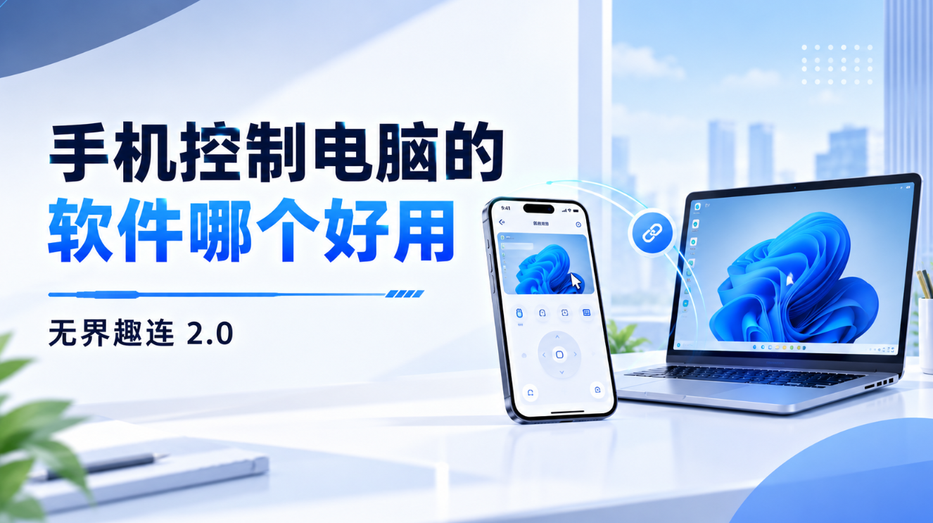 手机控制电脑的软件哪个好用 手机怎么控制电脑_封面图