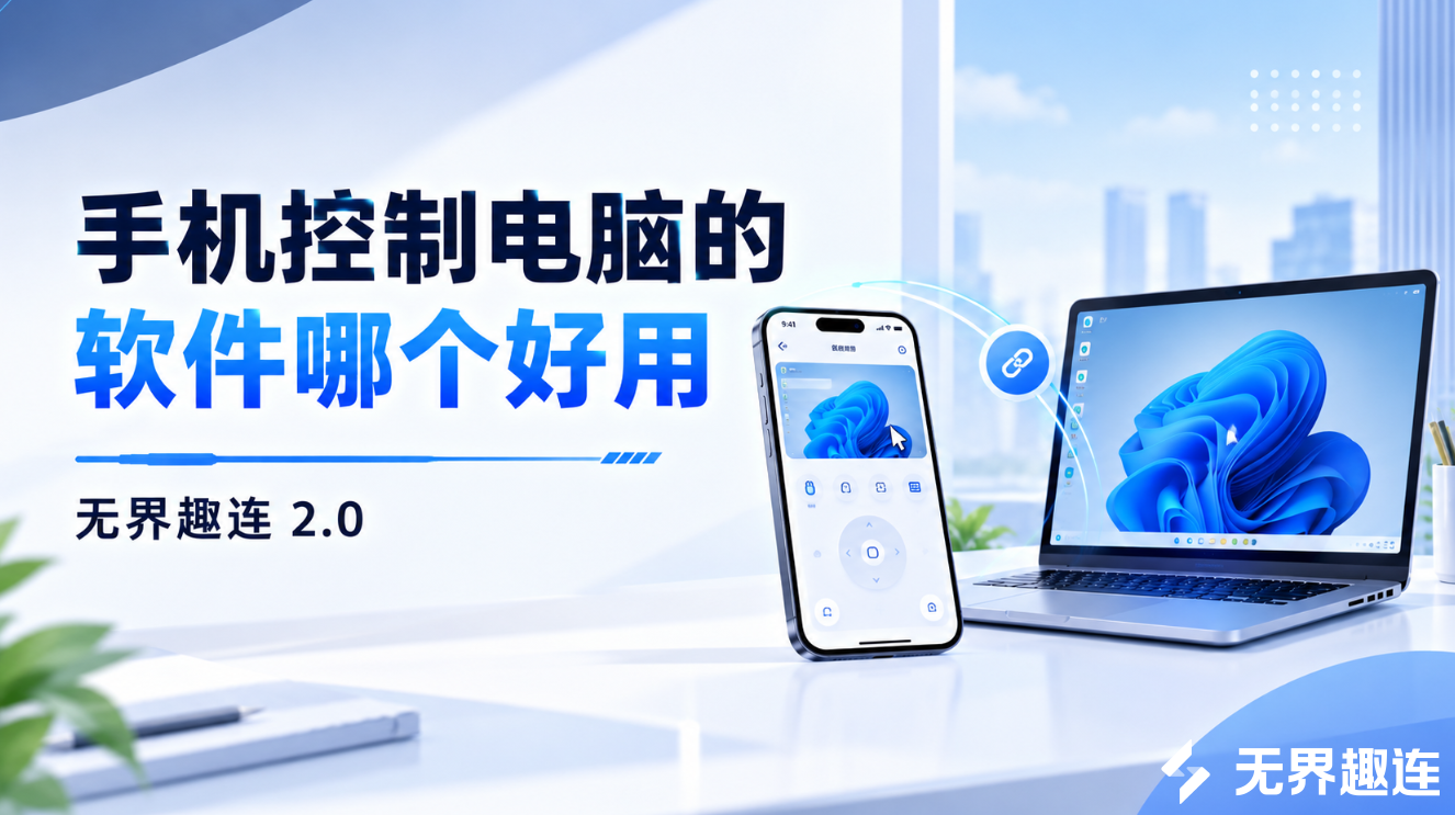 手机控制电脑的软件哪个好用 手机怎么控制电脑_封面图