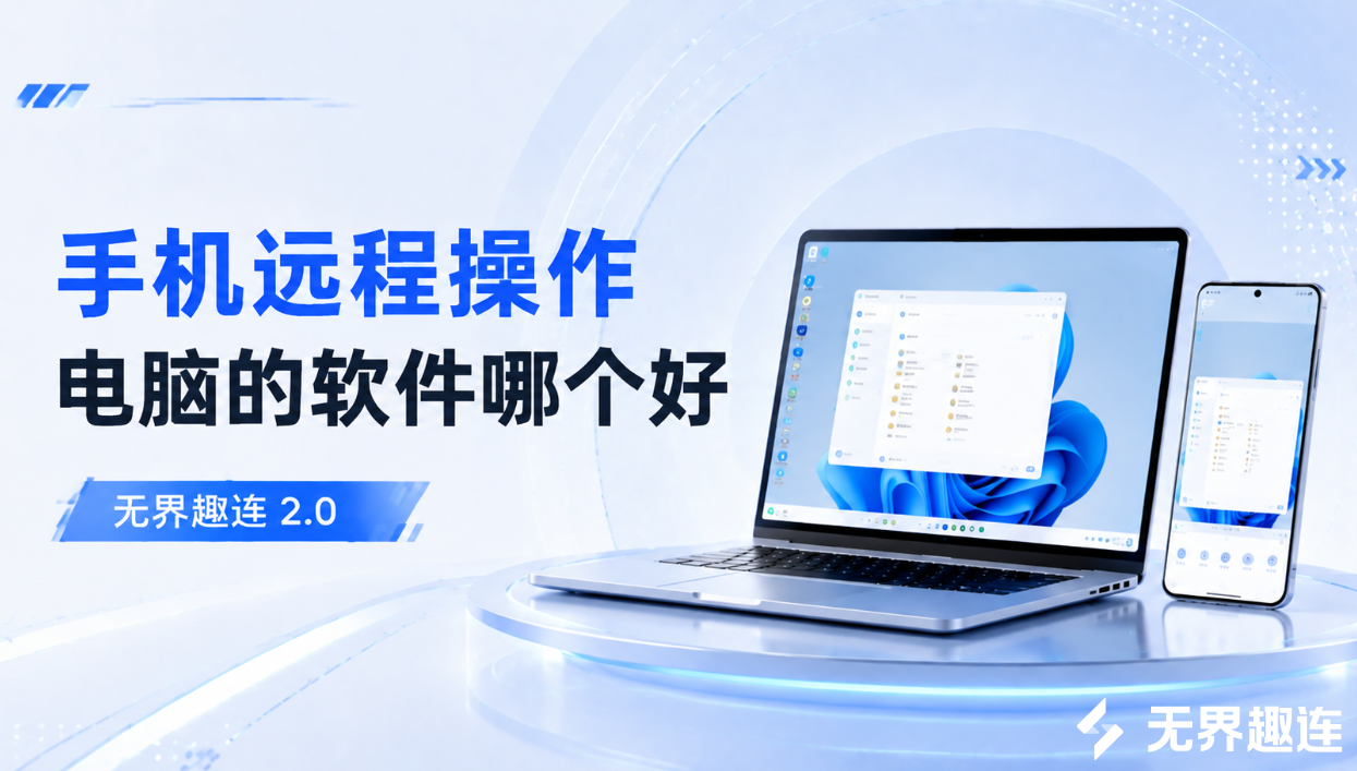 手机远程操作电脑的软件哪个好 怎么用手机远程操作电脑_封面图