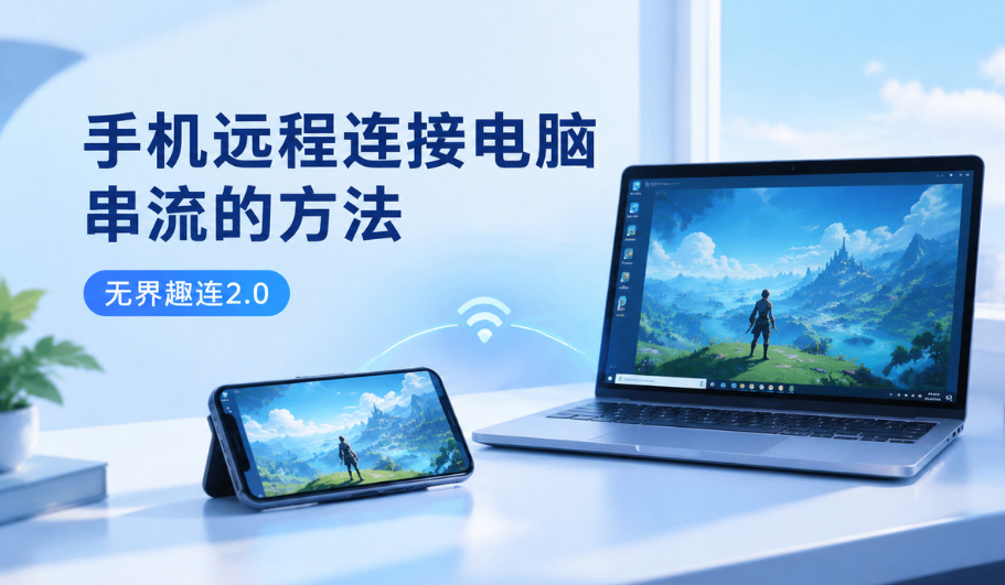 手机远程连接电脑串流的方法 如何用手机玩电脑游戏_封面图