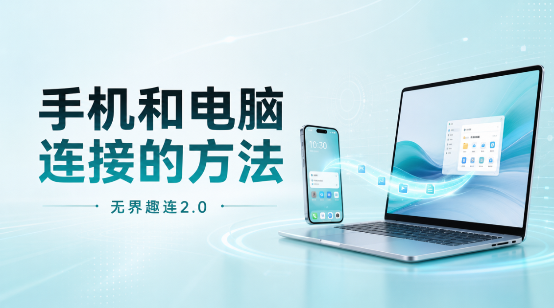 手机和电脑连接的方法 电脑与手机连接方法介绍_封面图