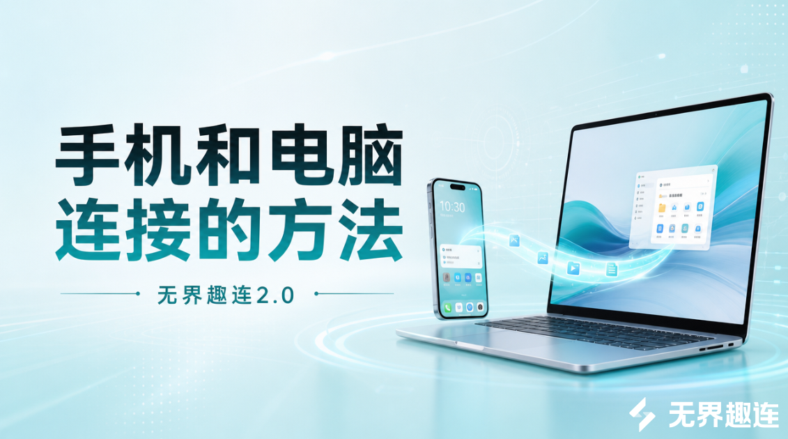 手机和电脑连接的方法 电脑与手机连接方法介绍_封面图