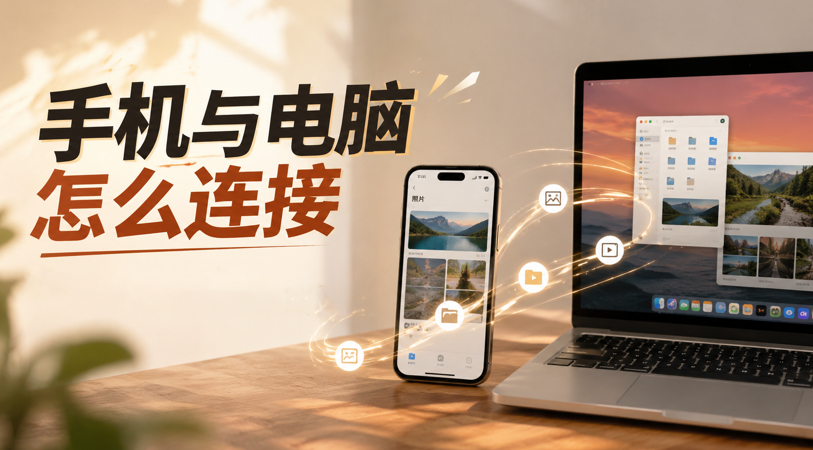 手机与电脑怎么连接 手机电脑连接方法教程_封面图