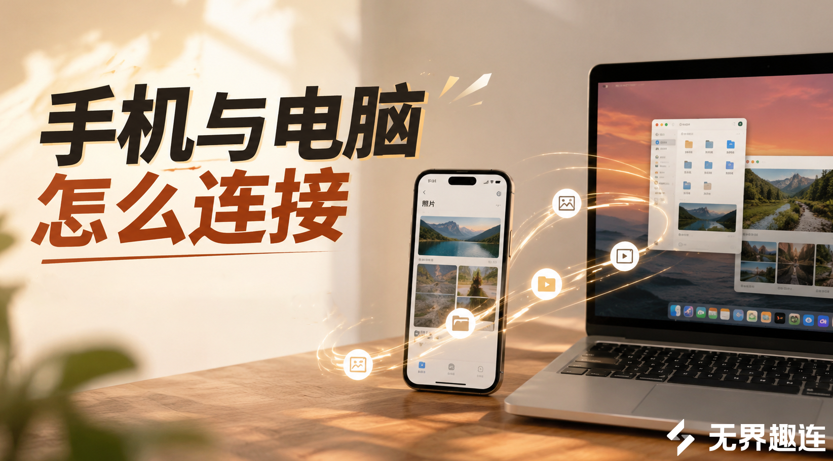 手机与电脑怎么连接 手机电脑连接方法教程_封面图