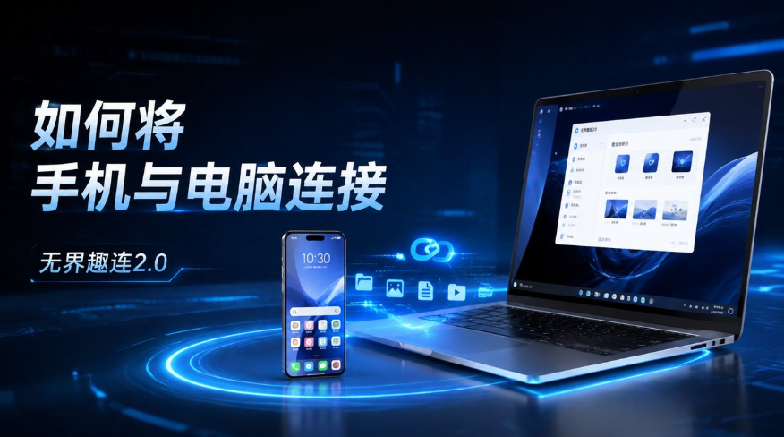 如何将手机与电脑连接 手机如何连接到电脑上_封面图