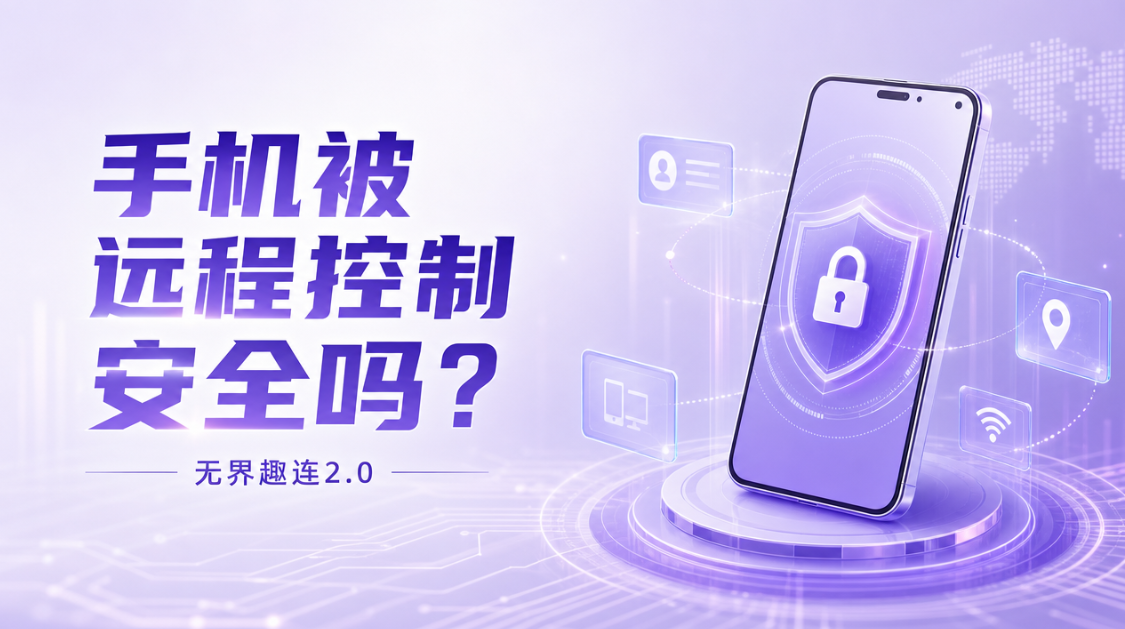 手机被远程控制安全吗 手机控制手机的软件哪个好_封面图