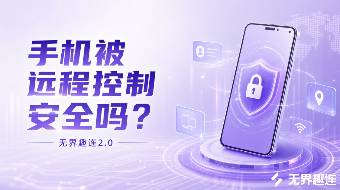 手机被远程控制安全吗 手机控制手机的软件哪个好_封面图