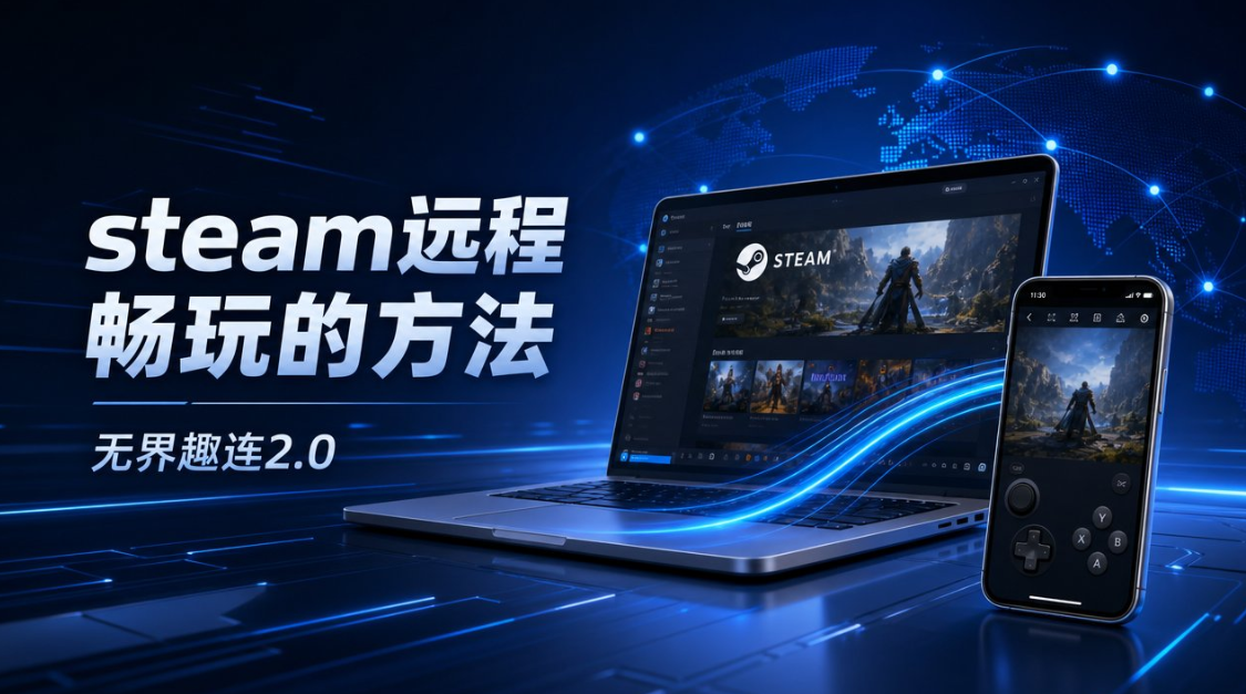 steam远程畅玩的方法 怎么随时随时玩steam游戏_封面图