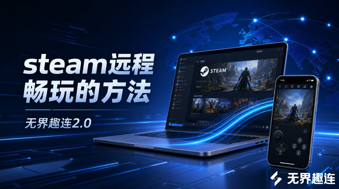 steam远程畅玩的方法 怎么随时随时玩steam游戏_封面图