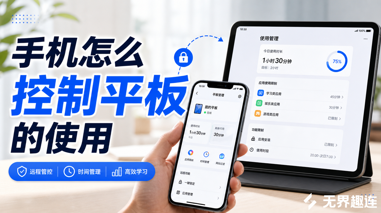 手机怎么控制平板的使用 手机可以控制平板的使用吗_封面图