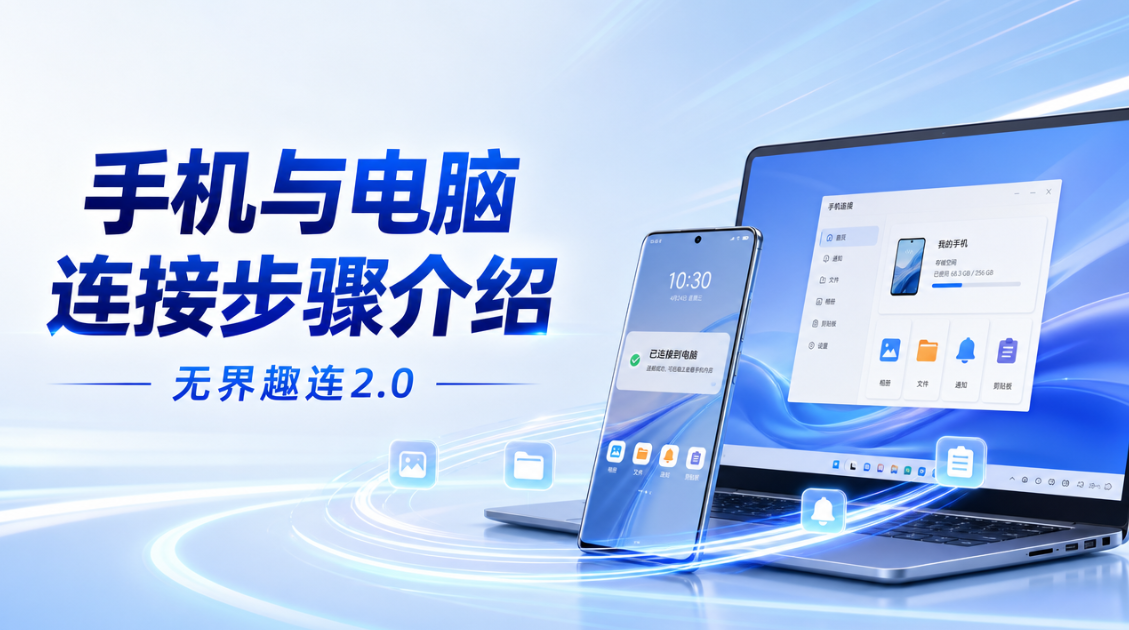 手机与电脑连接步骤介绍 手机与电脑连接的方法_封面图