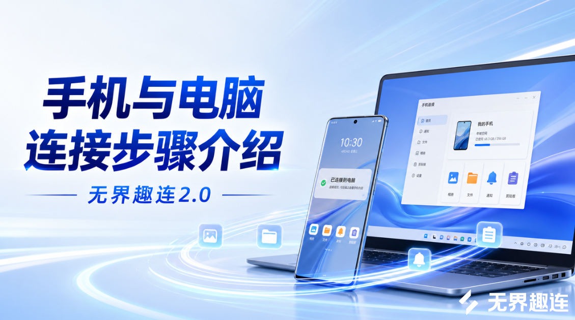手机与电脑连接步骤介绍 手机与电脑连接的方法_封面图