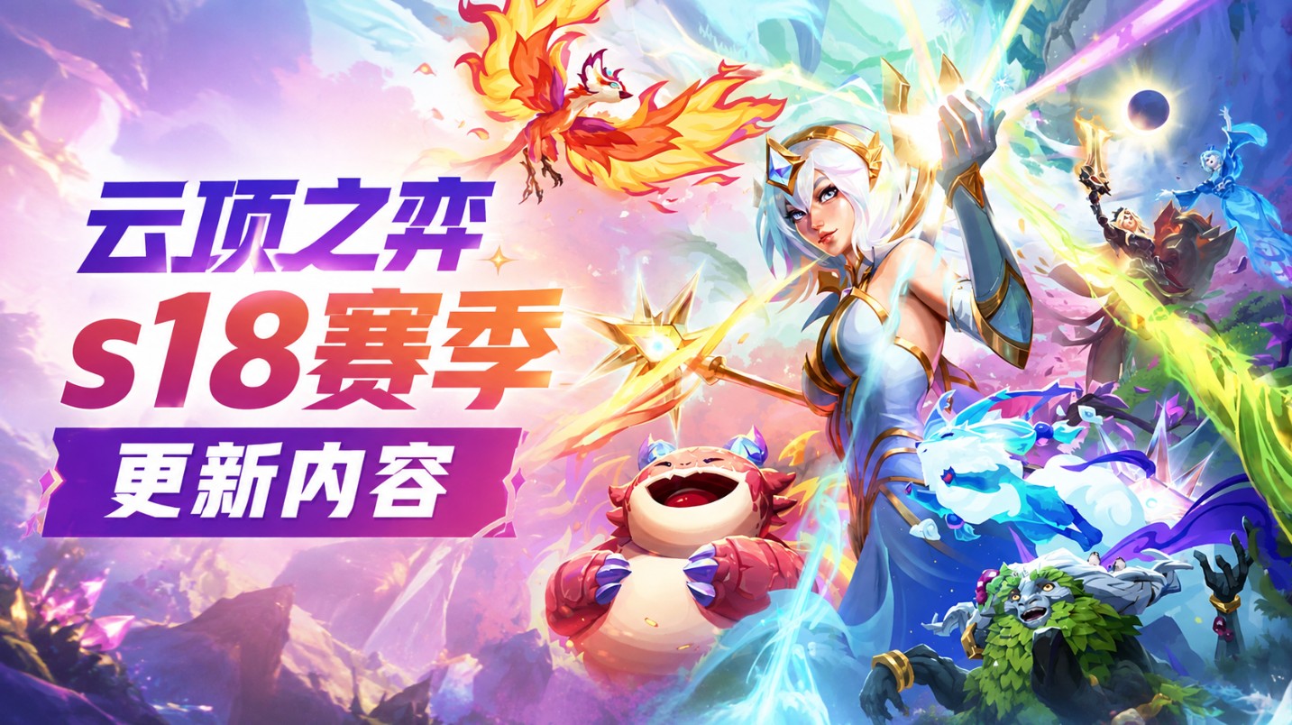 云顶之弈s18赛季更新内容 怎么用手机远程玩云顶之弈_封面图