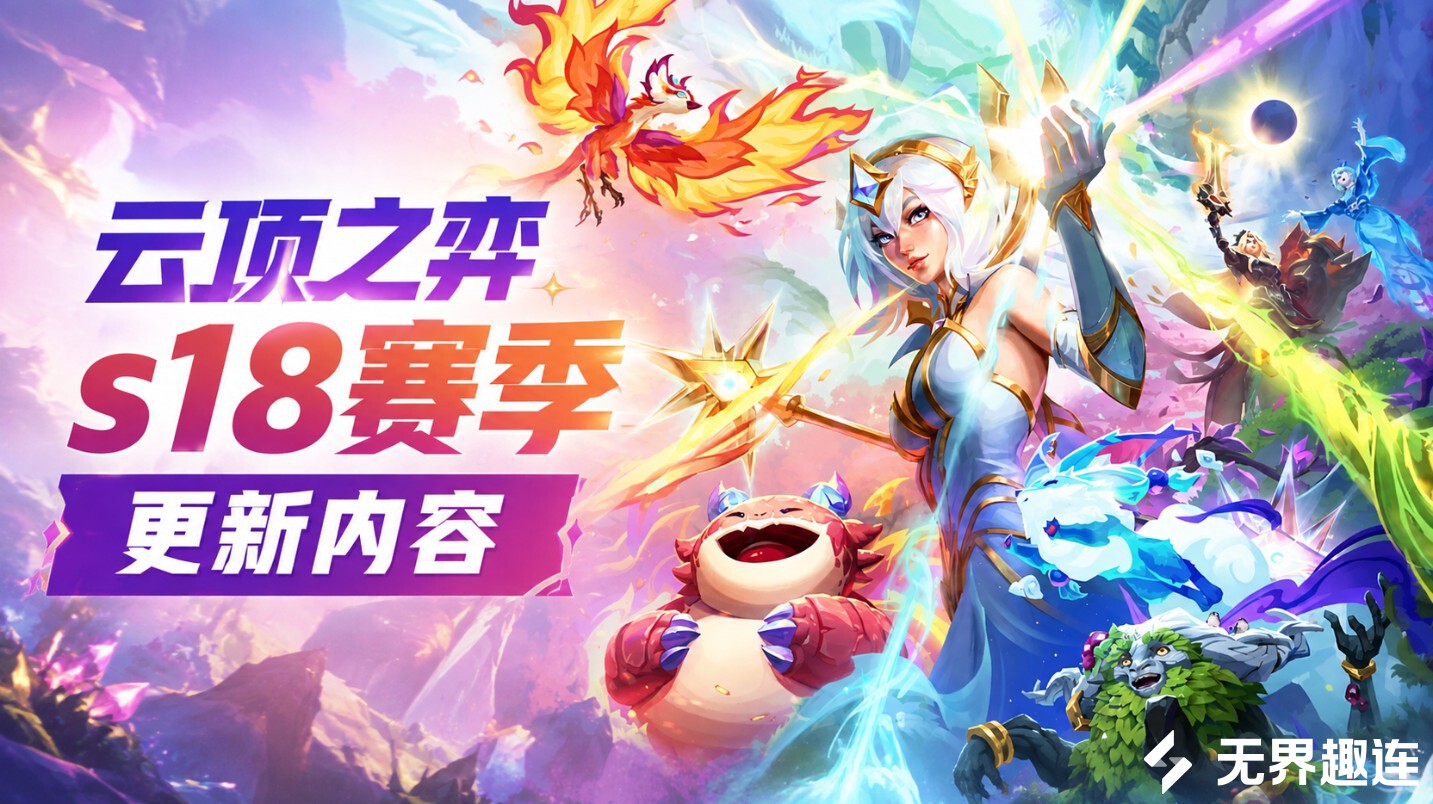 云顶之弈s18赛季更新内容 怎么用手机远程玩云顶之弈_封面图