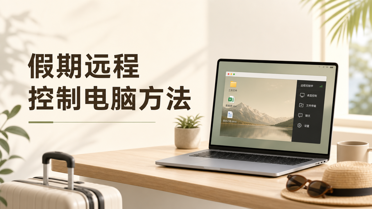 假期远程控制电脑方法 远程控制电脑软件推荐无界趣连2.0_封面图
