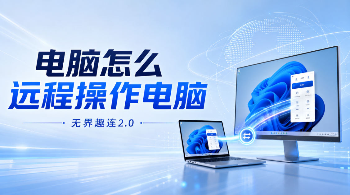 电脑怎么远程操作电脑 远程控制电脑的软件推荐_封面图